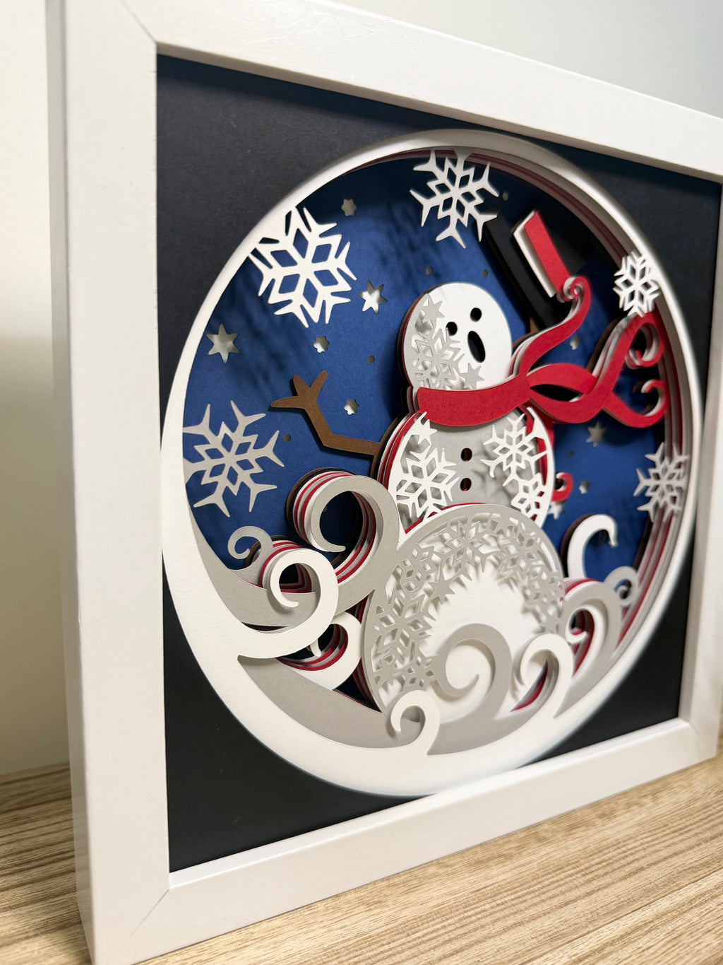 Snowman Cutie | 8″ × 8″