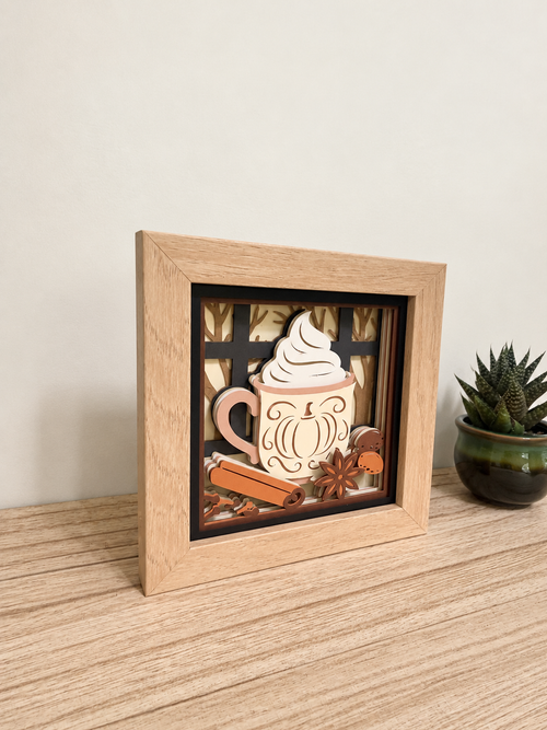 Pumpkin Spice Latte Mini | 5″ × 5″