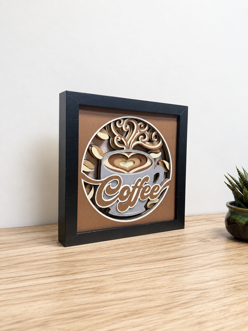 Coffee Time | 8″ × 8″