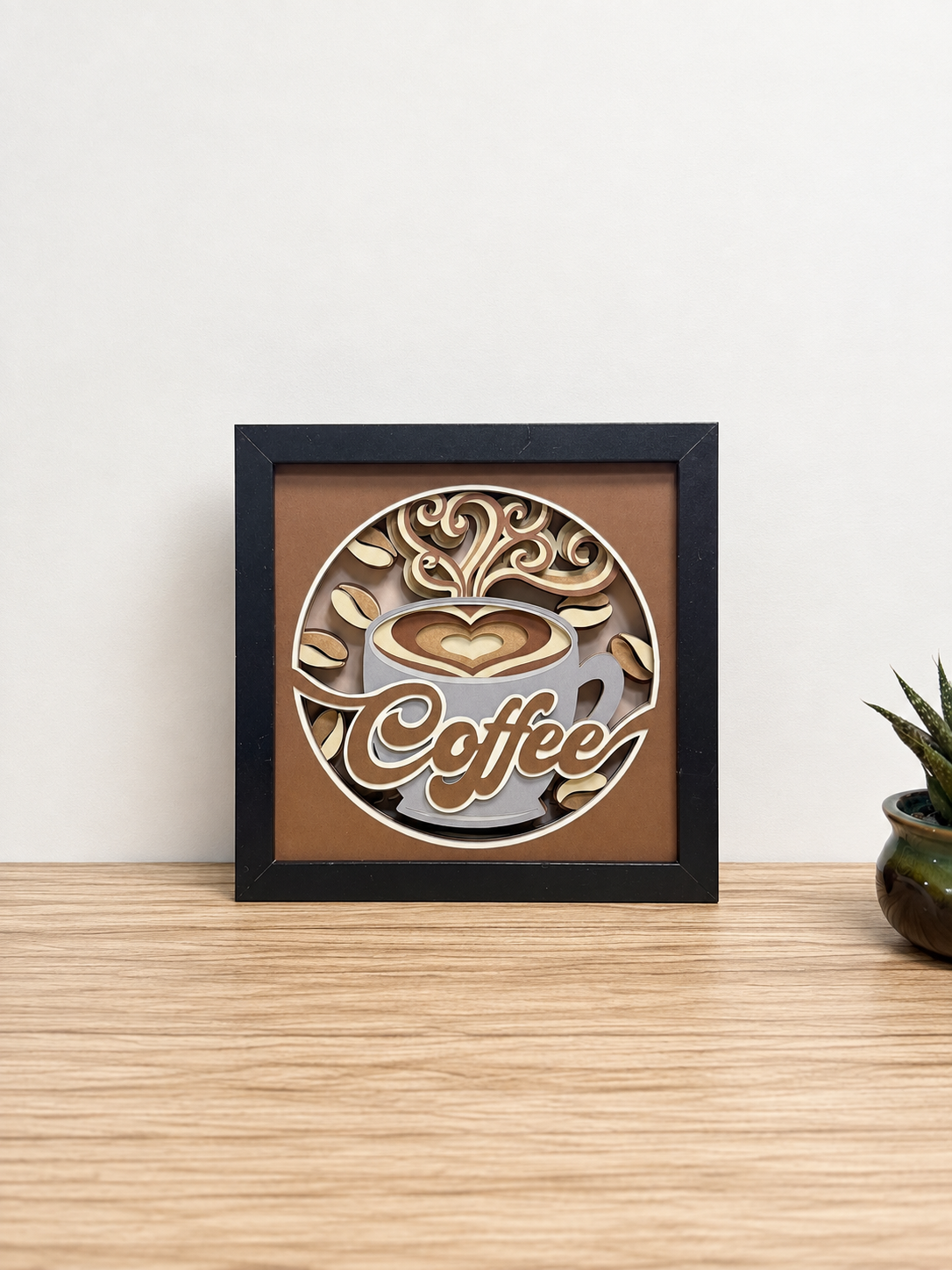 Coffee Time | 8″ × 8″