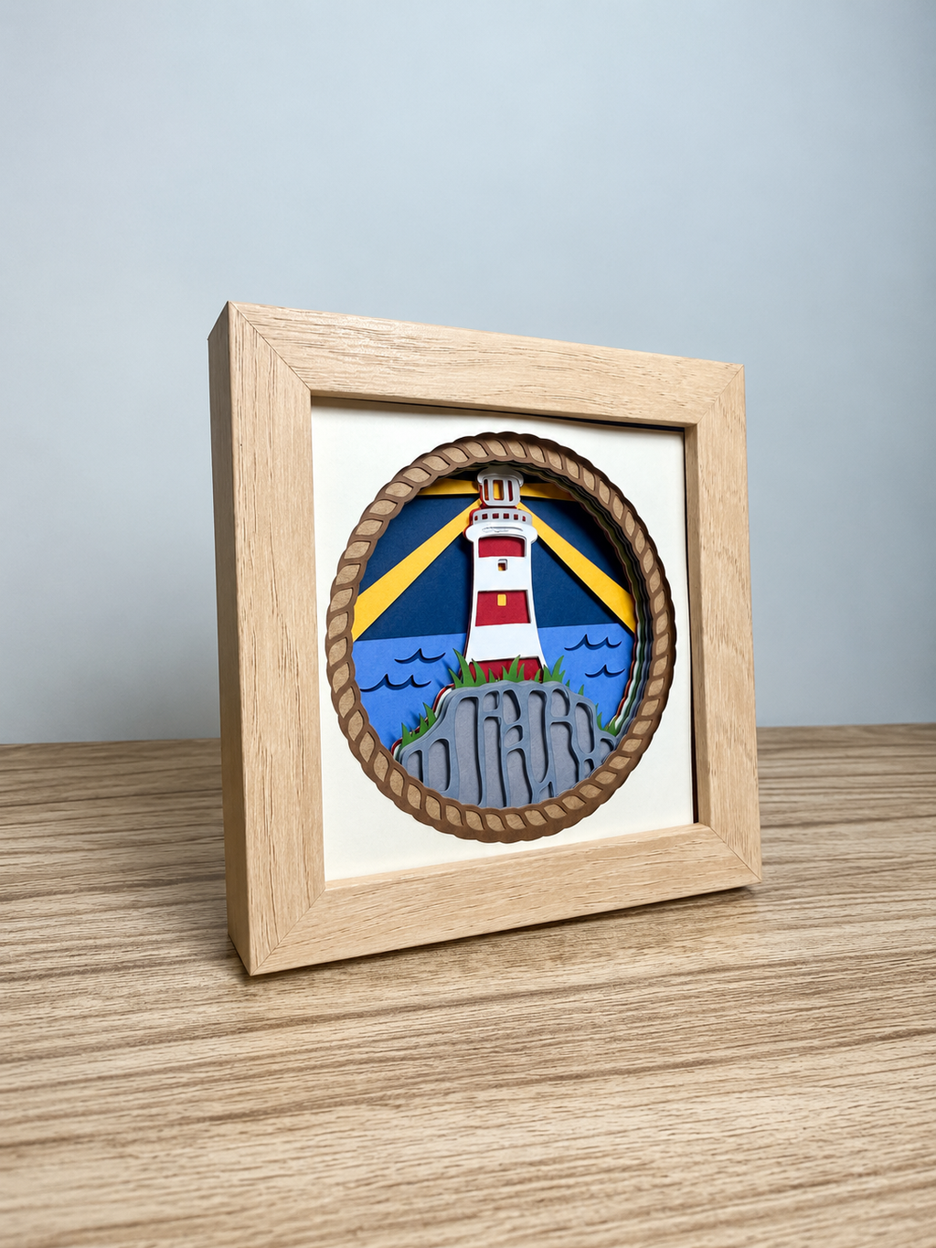 Coastal Lighthouse Mini | 5″ × 5″