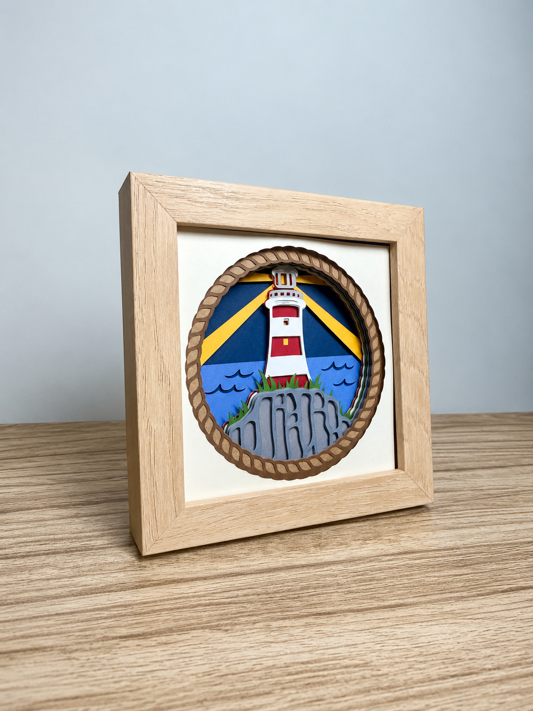 Coastal Lighthouse Mini | 5″ × 5″