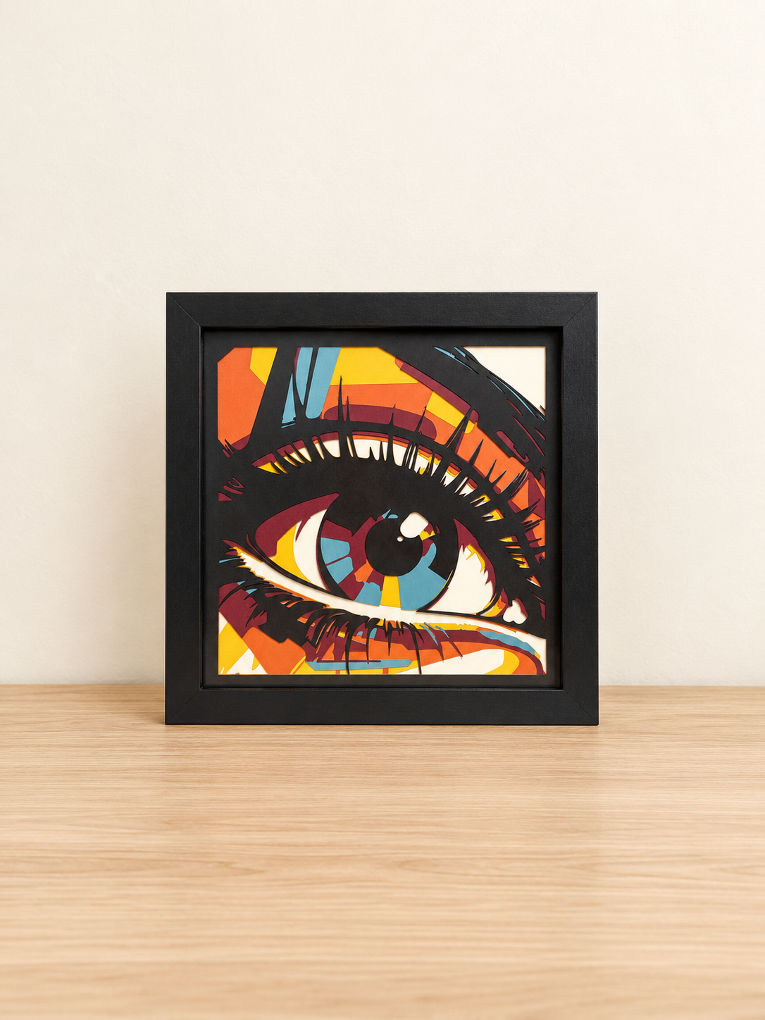 Colorful Eye | 8” × 8” – Layered Life