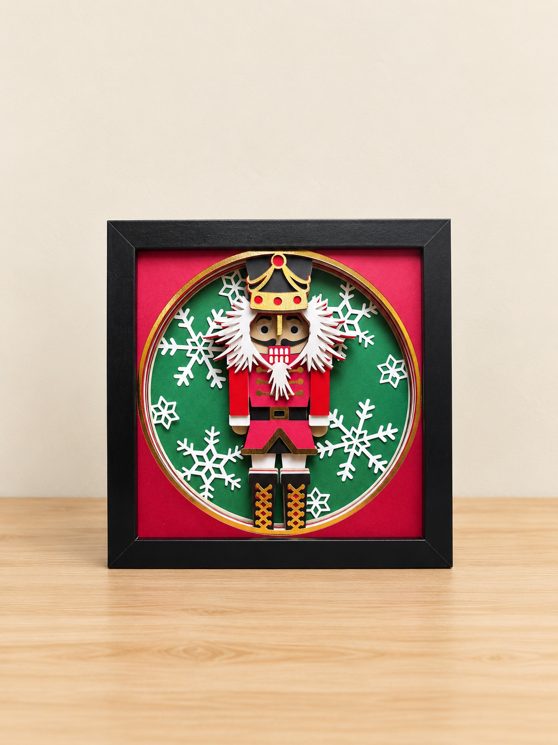 Christmas Nutcracker | 8” × 8” – Layered Life